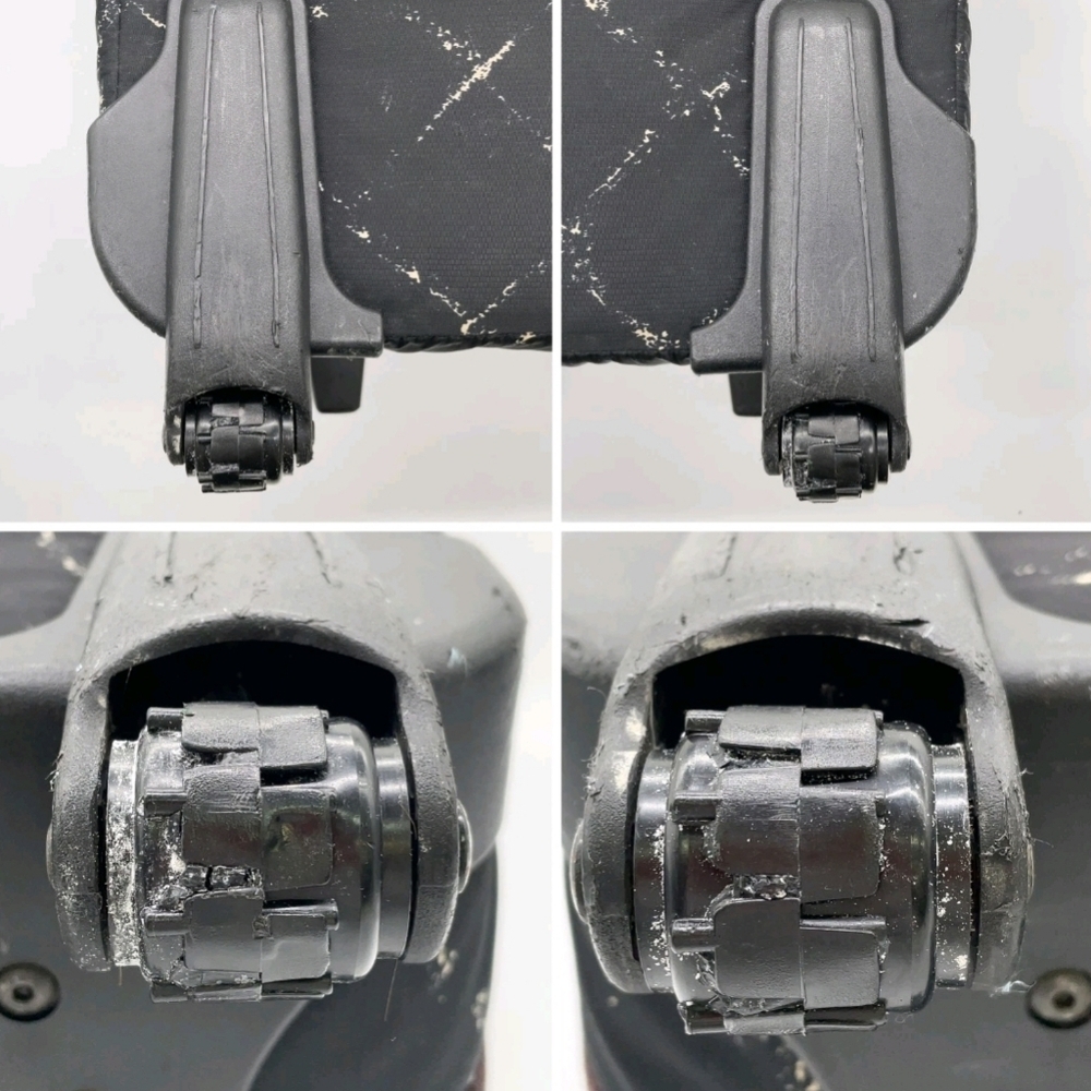 CHANEL Old Travel Line Nylon Black Suitcase + Tote - Picture 13 of 16